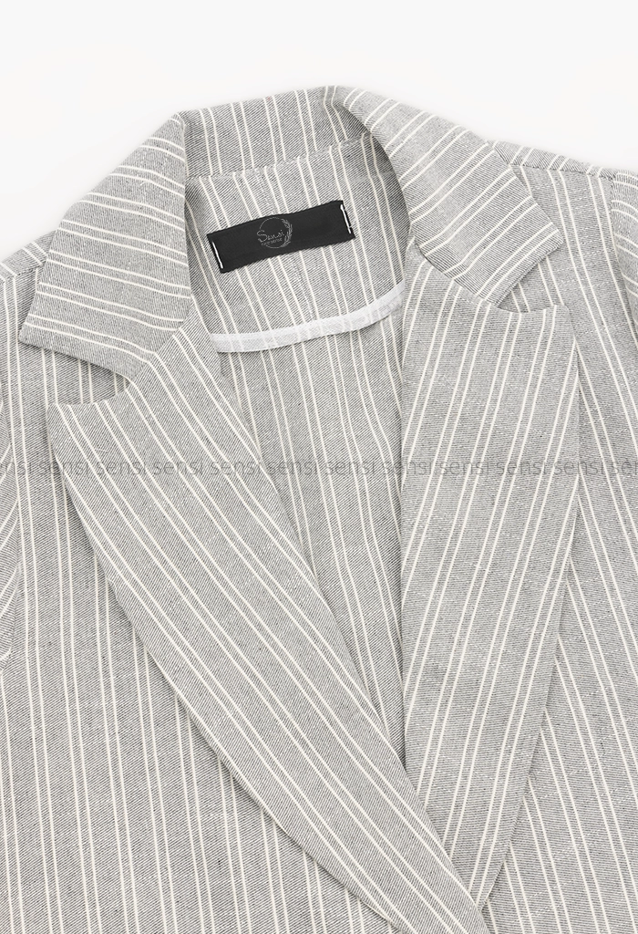 کت راه راه لینن کد1005296